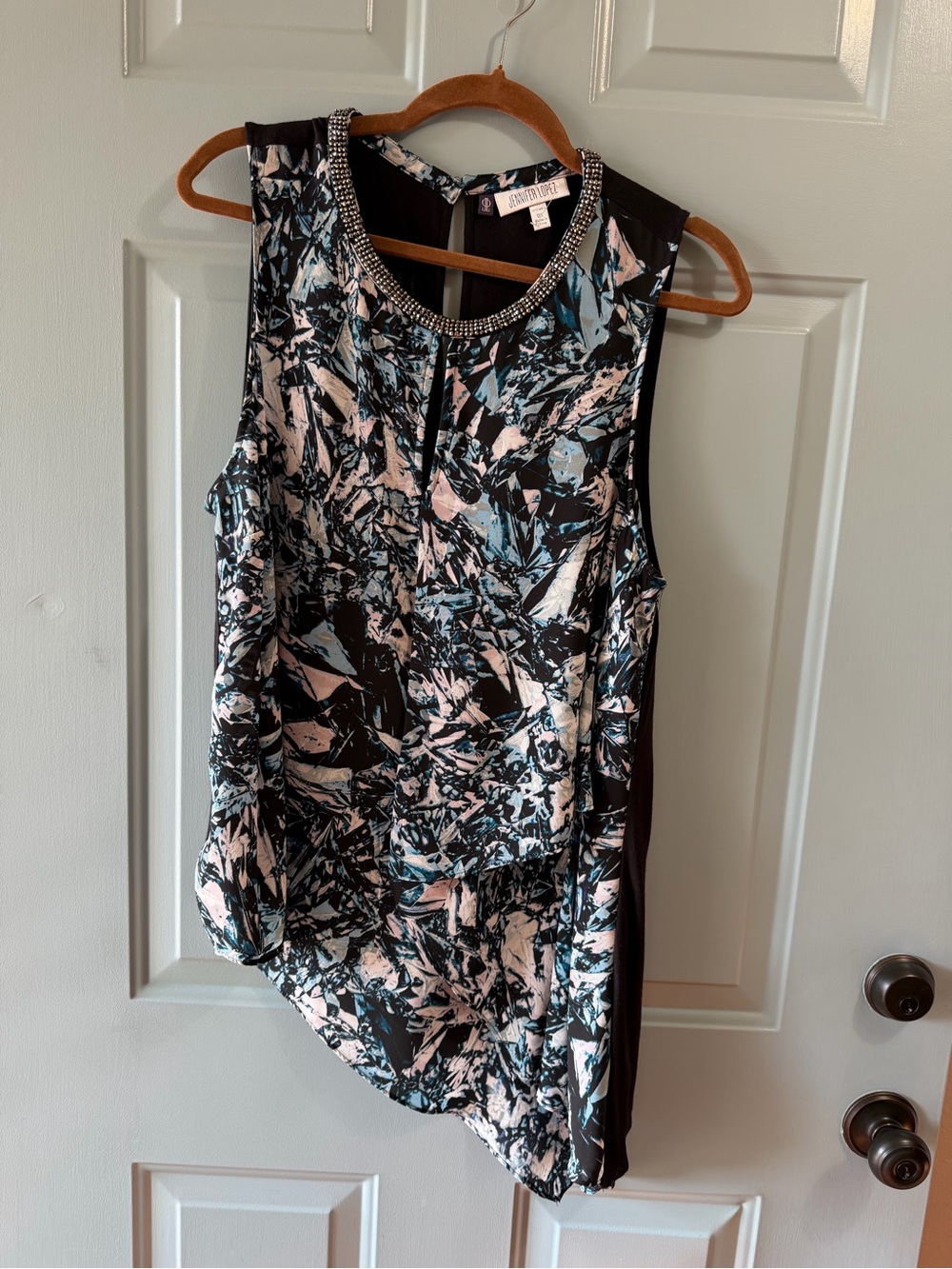 Jennifer Lopez sleeveless top size OX